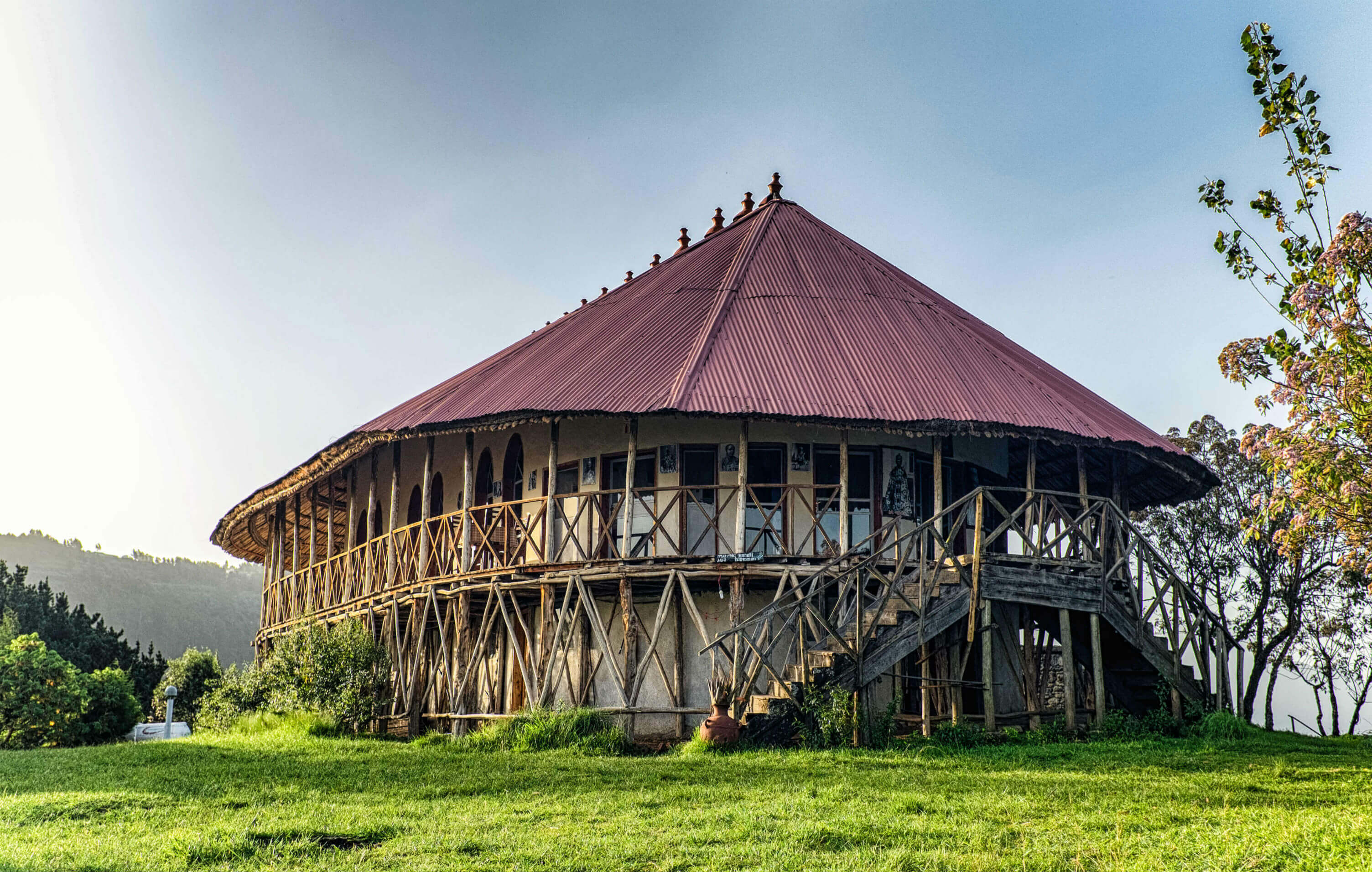 Historic Ankober Palace Lodge building